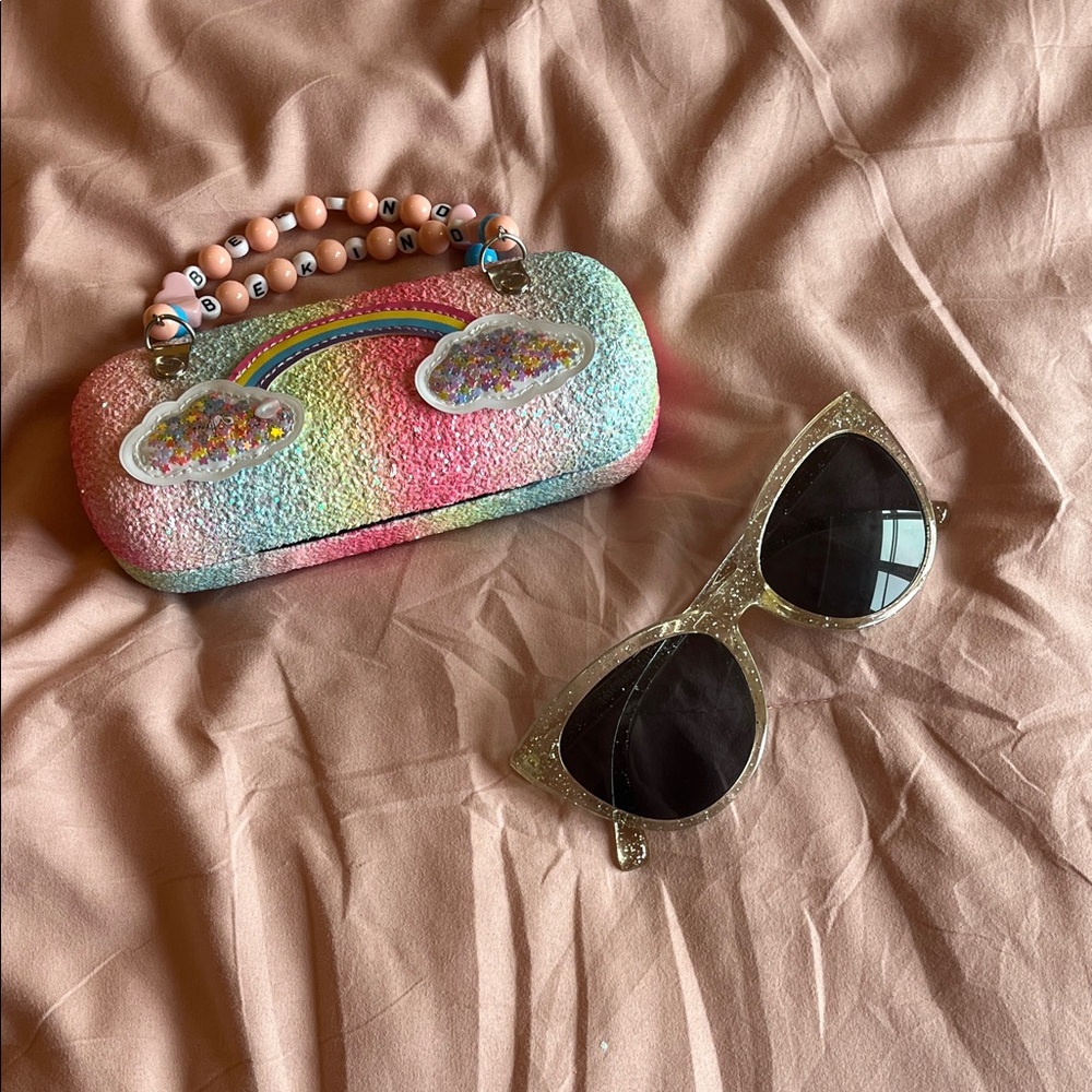 Zara Rainbow Glitter Kids Bag - Multicolor